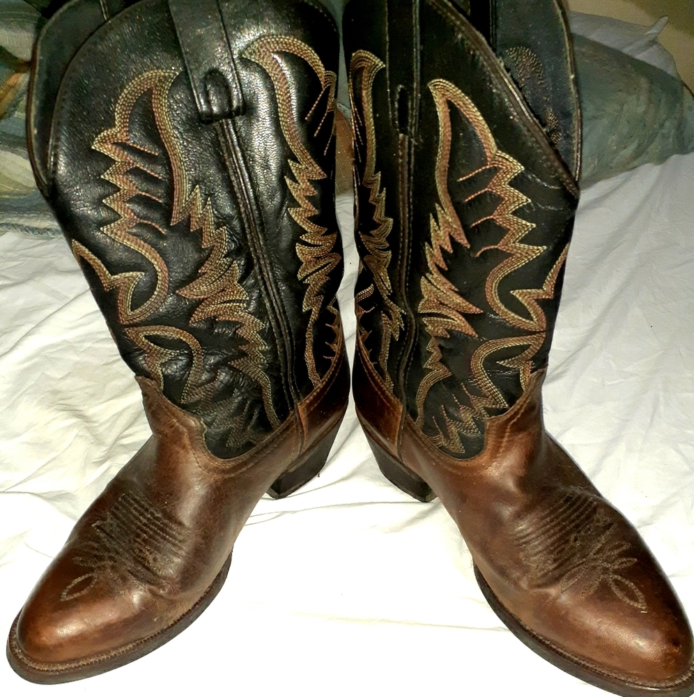 Men's leather cowboy boots Laredo 8ew